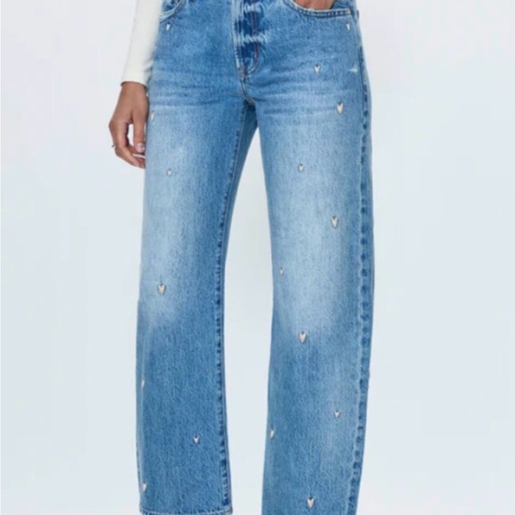 Pistola Light Blue Straight Leg Jeans size 28 - Picture 2 of 6